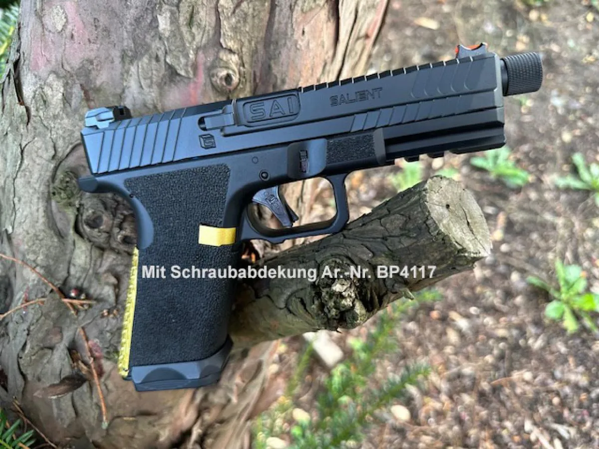 Cyma CM135 "SAI BLU" Black/Gold Pistole 0,5 Joule AEP