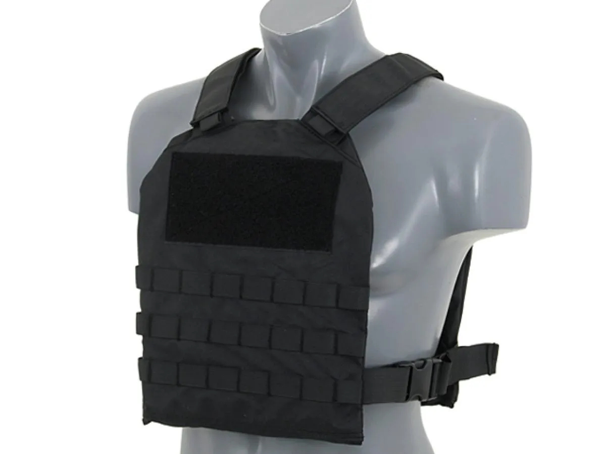 Einfacher Plattenträger mit Dummy-Weichplatteneinsätzen - Black