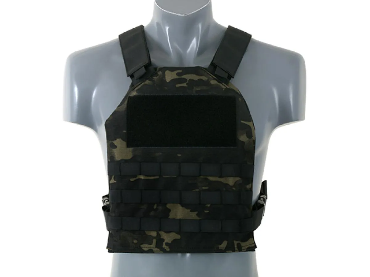Einfacher Plattenträger mit Dummy-Weichplatteneinsätzen - Multicam Black