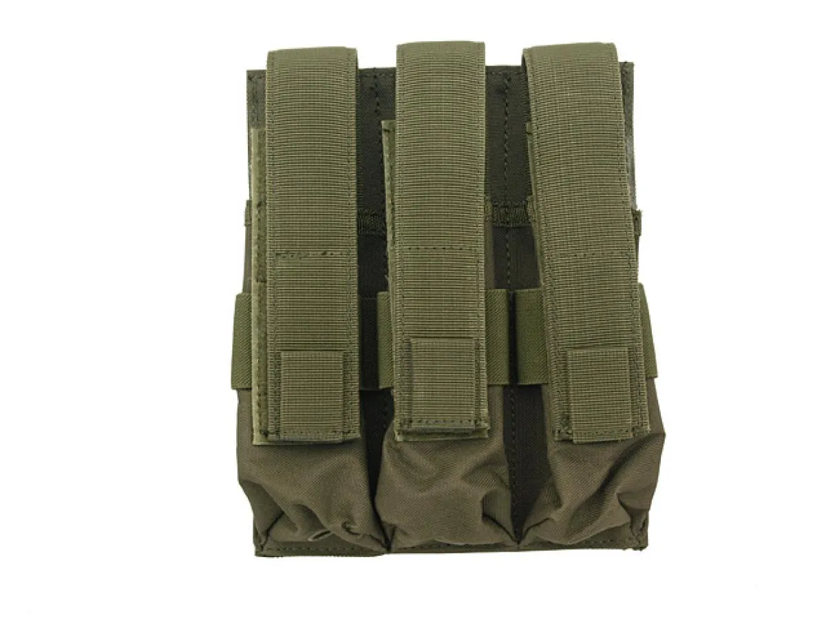 Triple magazine pouch OD suitable for MP5 3-6 Magazines