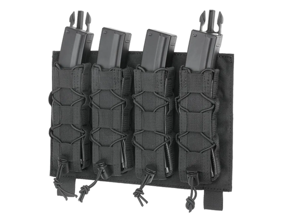 SMG Hybrid Mag Pouch 4 Mags Black suitable for MP5 Series