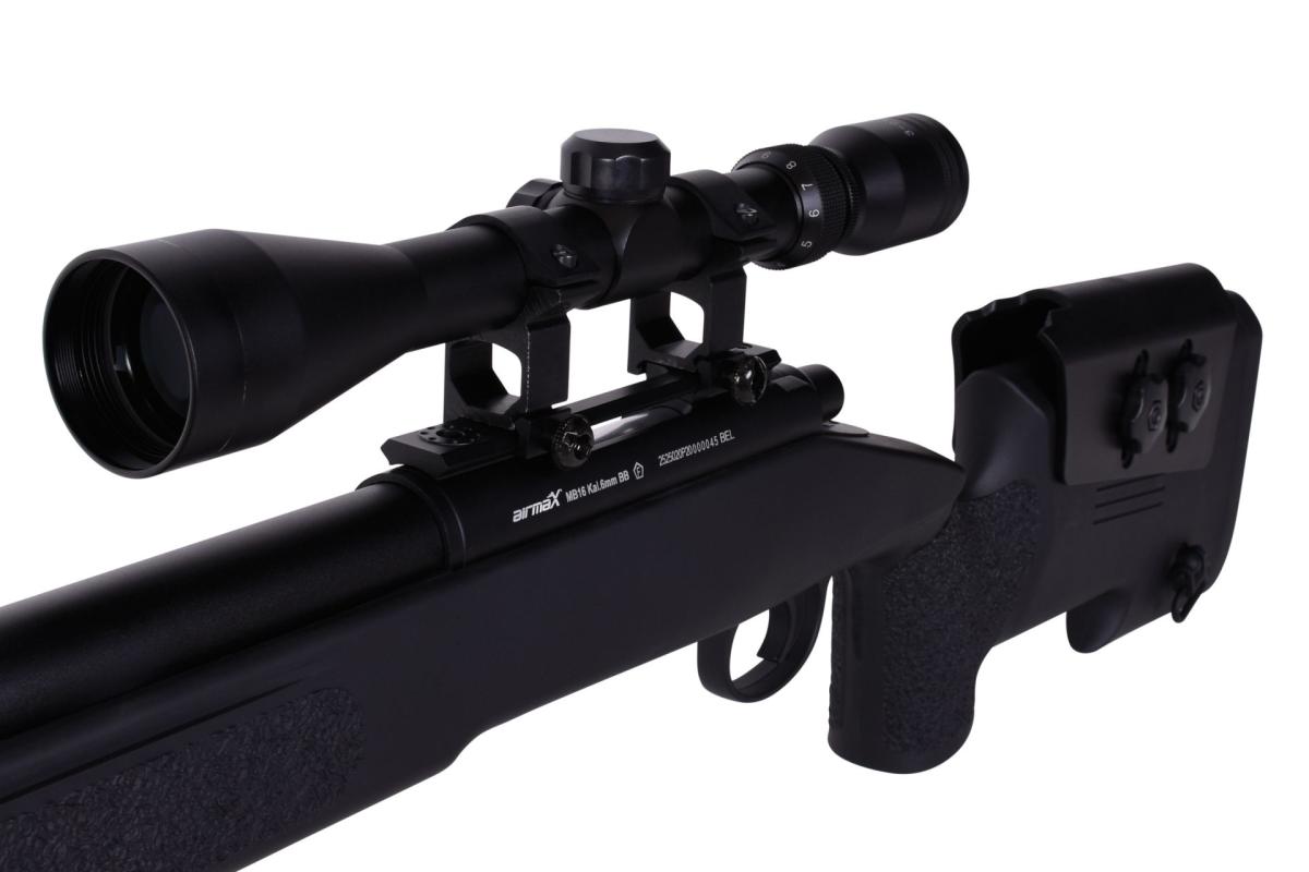 airmax MB16 Bolt Action Sniper Set with Bipod + Scope