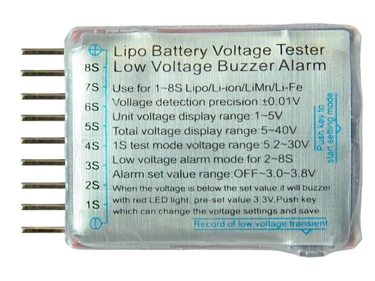 8Fields Li-Po batteries protection/meter