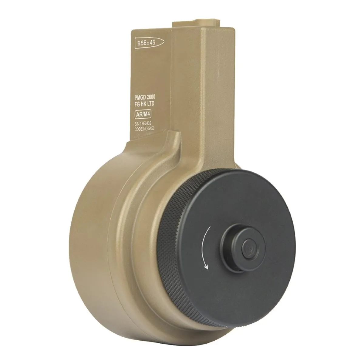 Ares Drum Magazine 2150 Schuss für M4/M16 Modelle Dark Earth