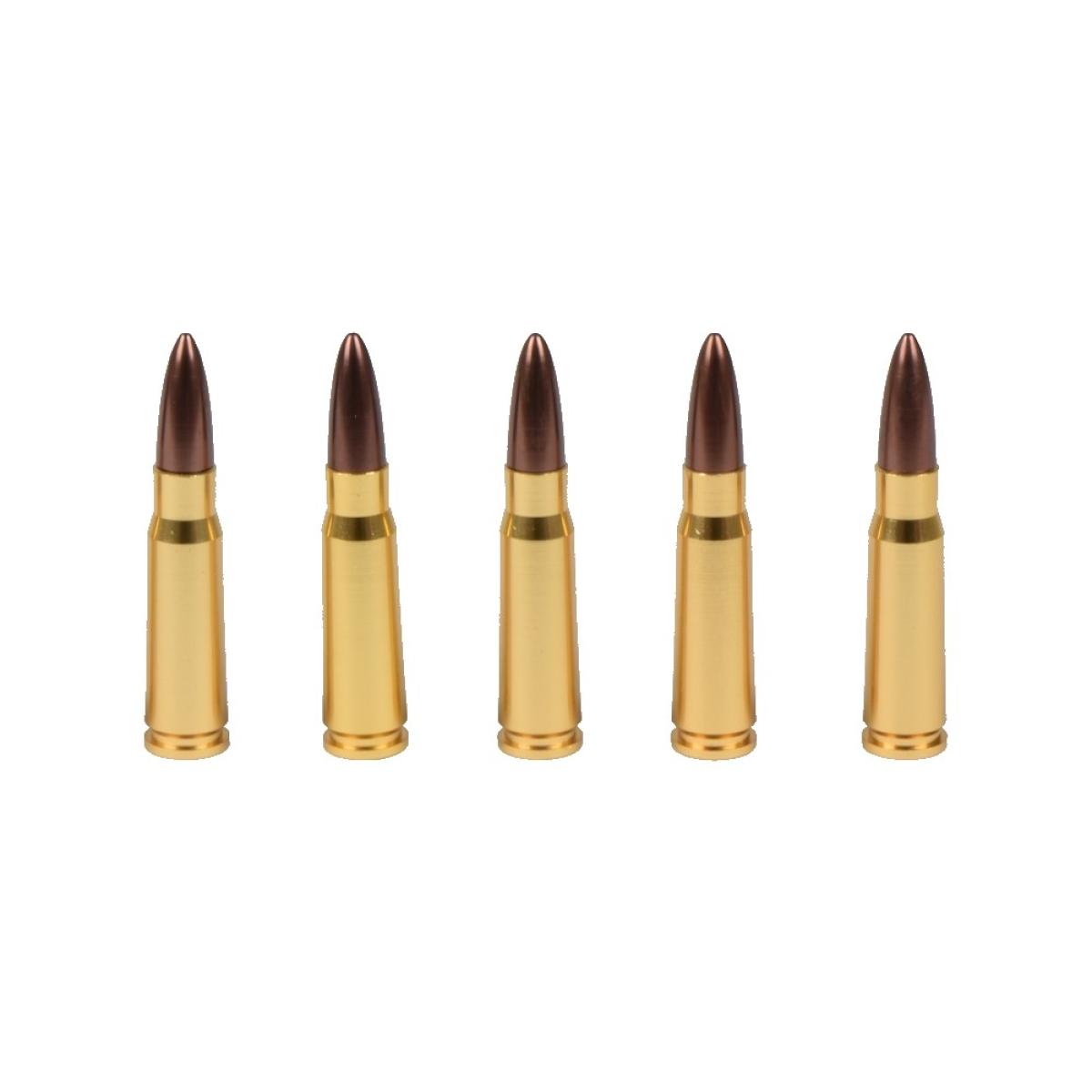 Battle Axe Dummy 7,62mm AK Patronen 5er Set Fullmetal