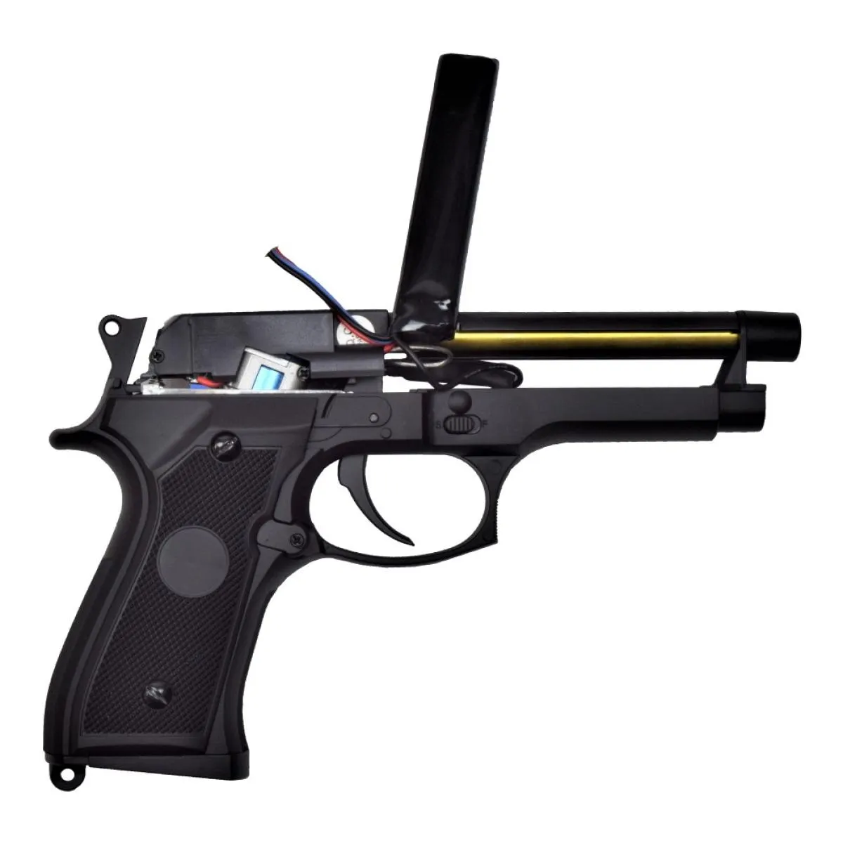 Cyma  CM126/Mod.92 AEP Pistole mit Mosfet und Li-Po + Ladegerät Black 0,5 Joule