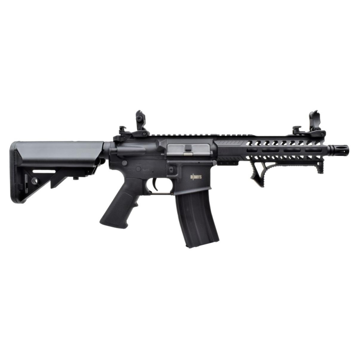 DBoys M4 8" Polymer CQB Rifle Black AEG 0,5 Joule