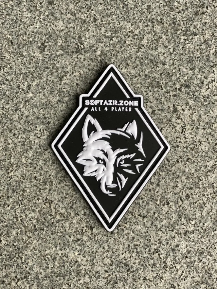 SOFTAIR.ZONE 3D Rubber Patches in Black