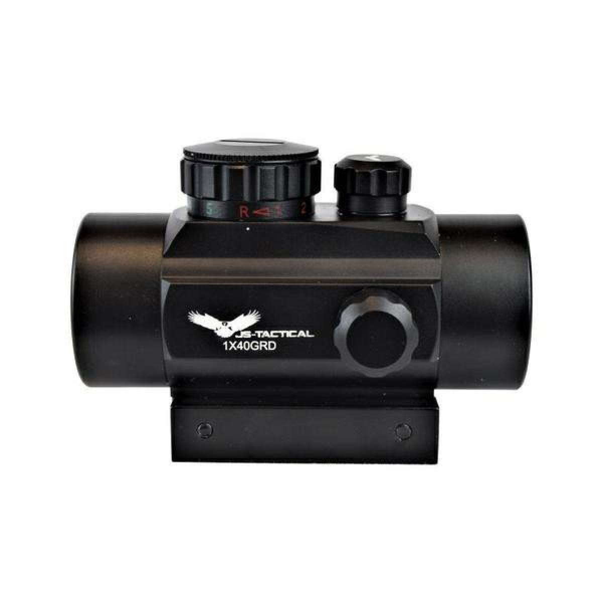 JS-Tactical Red Dot 1x40mm Tube Black