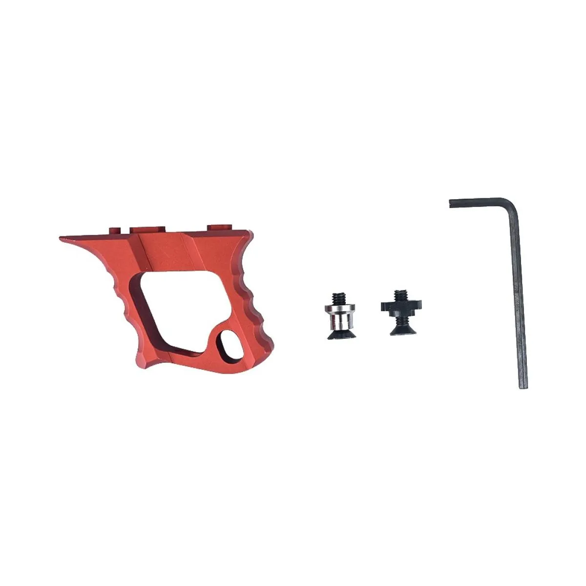 Metal Hand-Stop for Keymod/M-Lok System Red
