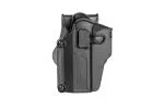 Amomax Universal Per-Fit Paddle Holster Black compatible with over 200 types of pistols left Hand