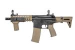 Specna Arms  SA-E12 PDW EDGE Carbine mit ASR Mosfet Half Tan AEG 0,5 Joule