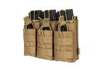 Viper Tactical Dreifach Duo Magazintasche Mag Pouch Molle Coyote Brown Tan für 6 Magazine