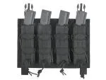 SMG Hybrid Mag Pouch 4 Mags Black suitable for MP5 Series