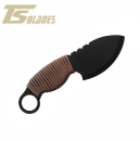 TS BLADES ANGLIAN ARMY PARACORD COYOTE BROWN