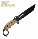 TS BLADES DARK WOLF GRIP SAND DUMMY KNIFE