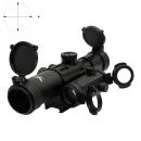 JS-Tactical Rifel Scope mit 4X Zoom, 32mm Linse mit Not-Red-Dot Tube Black